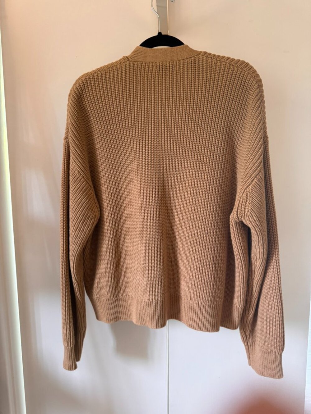 Quince 100% Organic Cotton Fisherman Boxy Cropped Cardigan - Size M - Picture 5 of 5